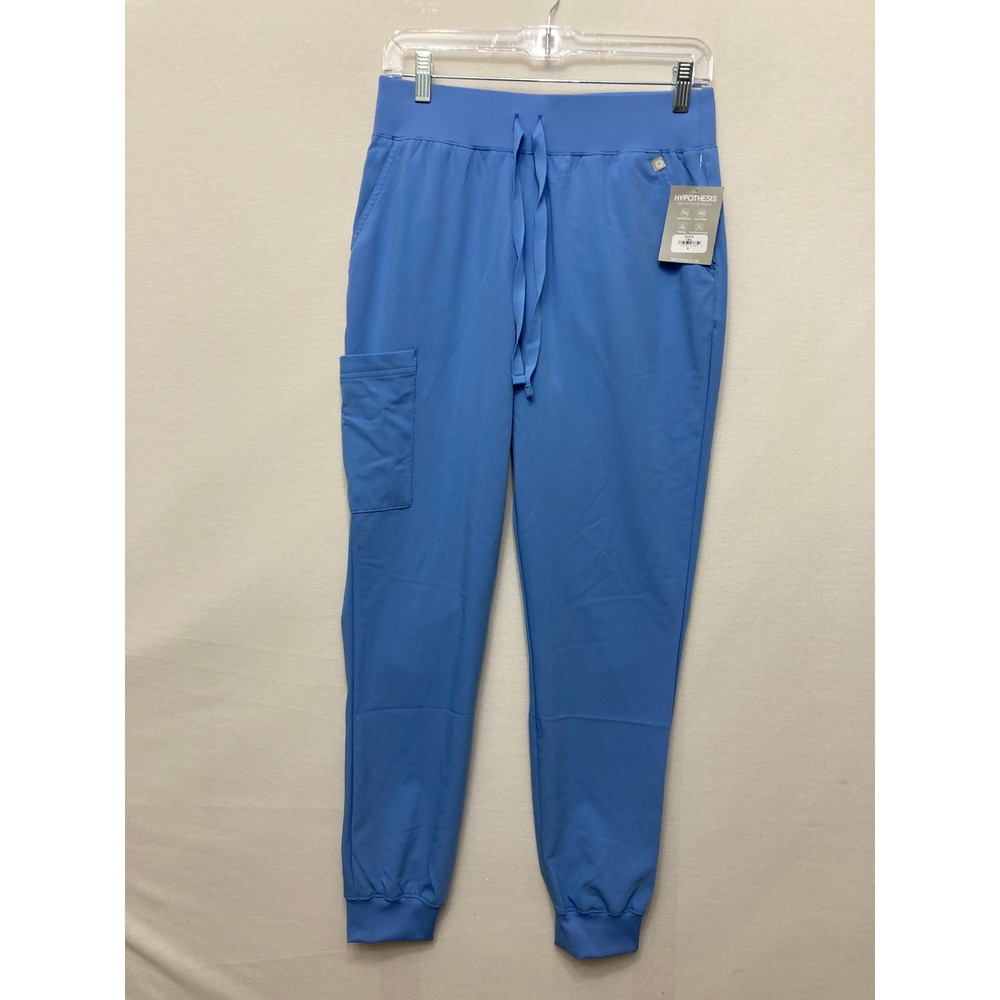 NWT Hypothesis Base Joggers Scrub Pants size Small Blue Stretch Pull-on